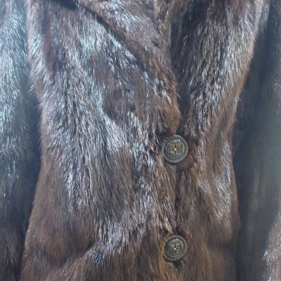 Vintage Muskrat Fur Coat - Picture 3 of 11